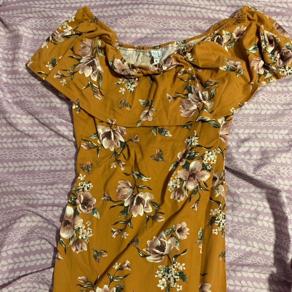 Floral midi dress size m